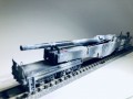 Hand made ＷＷＩＩGermany WWIIK5 208mm railgun in N scale