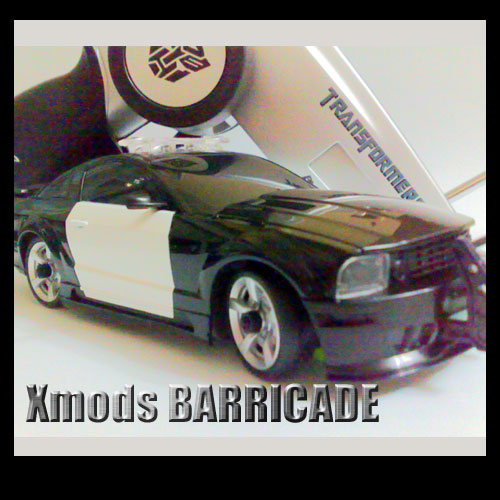 XMODS Transformers BARRICADE RC Car Start kit Special Edition