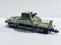 Pre-order Hand made WWII British 200mm Howitzer railgun car in N scale